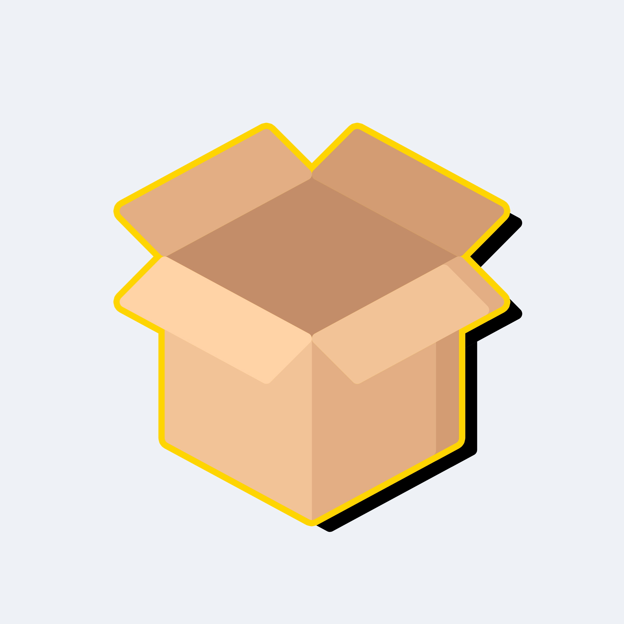 Discreet package delivered to doorstep